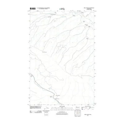 2011 Map of Milk Canyon, 2011 Print