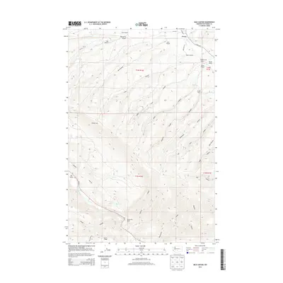 2014 Map of Milk Canyon, 2014 Print