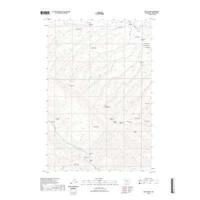 2020 Map of Milk Canyon, 2020 Print