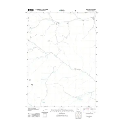 2012 Map of Milk Creek, 2012 Print