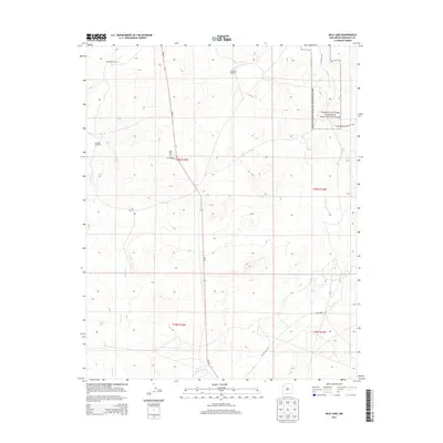 2013 Map of Milk Lake, 2013 Print