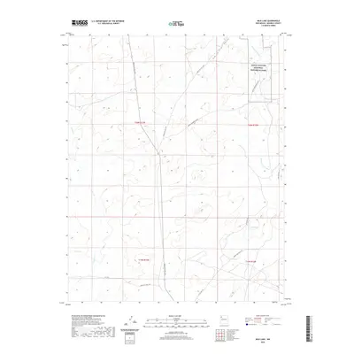 2020 Map of Milk Lake, 2020 Print