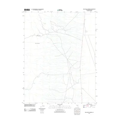 2012 Map of Milk Ranch Spring, 2012 Print