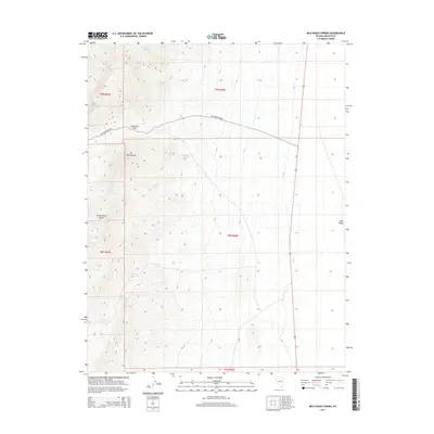 2014 Map of Milk Ranch Spring, 2014 Print