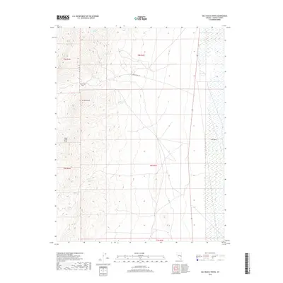 2018 Map of Milk Ranch Spring, 2018 Print