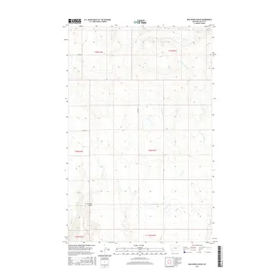 2017 Map of Milk River Coulee, 2017 Print