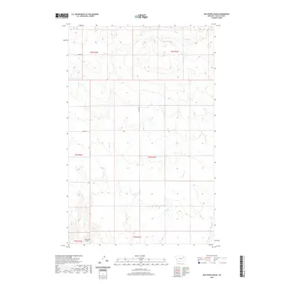 2020 Map of Milk River Coulee, 2020 Print