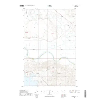 2020 Map of Milk River Hills, 2020 Print