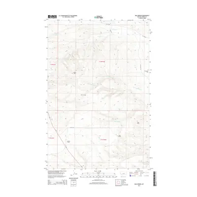 2014 Map of Milk Springs, 2014 Print