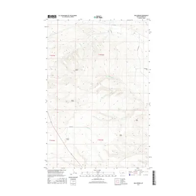 2017 Map of Milk Springs, 2017 Print