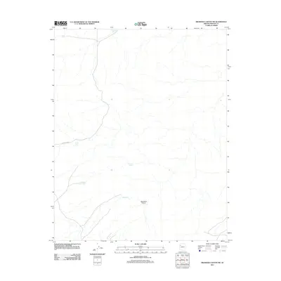 2011 Map of Milkweed Canyon NW, 2011 Print