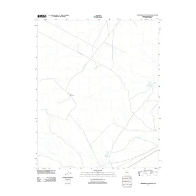 2011 Map of Milkweed Canyon SE, 2011 Print