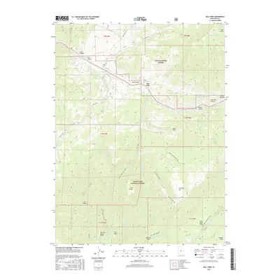2017 Map of Mill Fork, 2017 Print