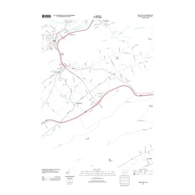 2013 Map of Mill Hall, 2013 Print