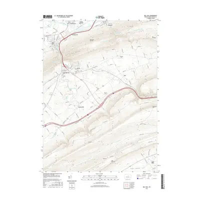 2016 Map of Mill Hall, 2016 Print