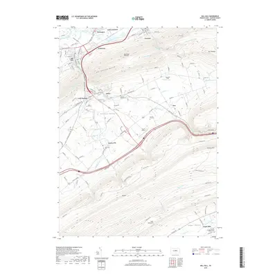 2019 Map of Mill Hall, 2019 Print