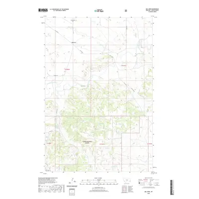 2020 Map of Mill Iron, 2020 Print