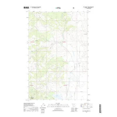 2020 Map of Mill Pocket Creek, 2020 Print