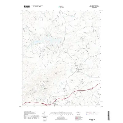 2019 Map of Mill Spring, 2019 Print
