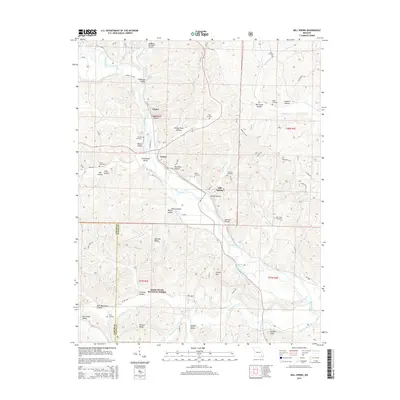 2015 Map of Mill Spring, 2015 Print