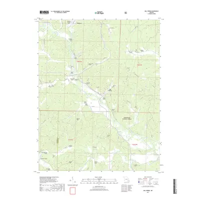 2017 Map of Mill Spring, 2017 Print