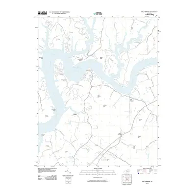 2010 Map of Mill Springs, 2010 Print