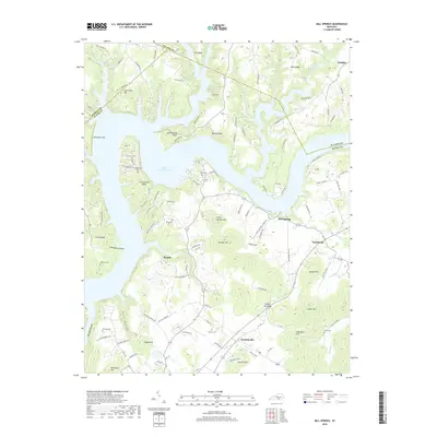 2019 Map of Mill Springs, 2019 Print