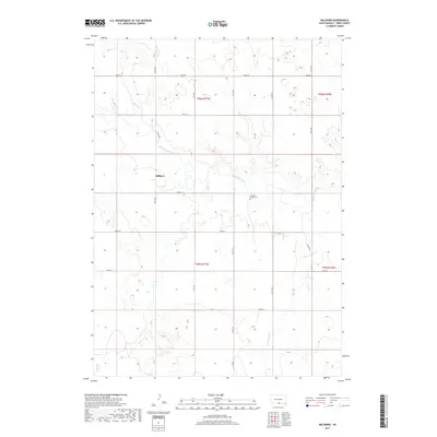 2017 Map of Millboro, 2017 Print
