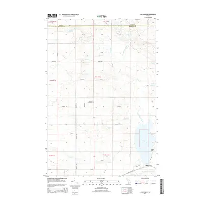 2014 Map of Millecoquins, 2014 Print