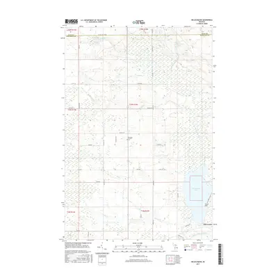 2017 Map of Millecoquins, 2017 Print