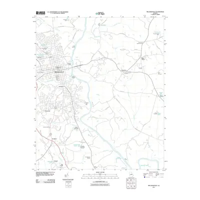 2011 Map of Milledgeville, 2011 Print