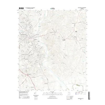 2014 Map of Milledgeville, 2014 Print