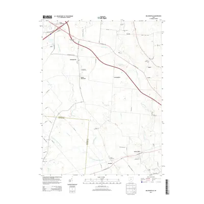 2013 Map of Milledgeville, 2013 Print