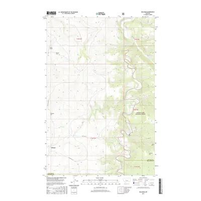 2017 Map of Millegan, 2017 Print