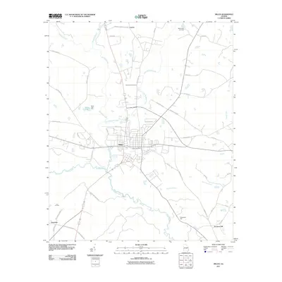 2011 Map of Millen, 2011 Print