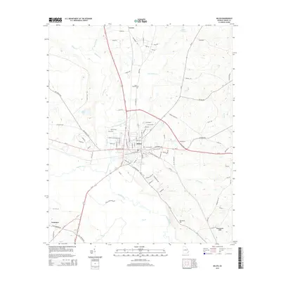 2014 Map of Millen, 2014 Print