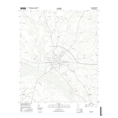 2017 Map of Millen, 2017 Print