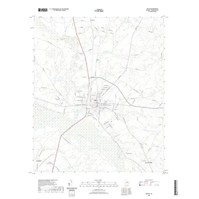 2020 Map of Millen, 2020 Print