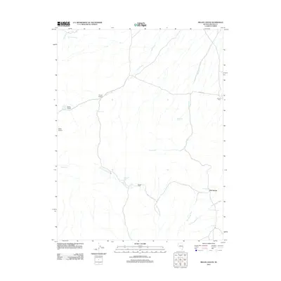 2012 Map of Miller Canyon, 2012 Print