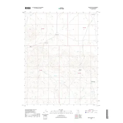 2018 Map of Miller Canyon, 2018 Print
