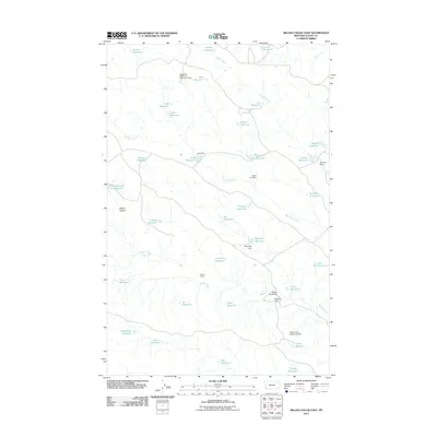 2011 Map of Miller Coulee East, 2011 Print
