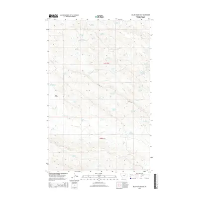 2014 Map of Miller Coulee East, 2014 Print