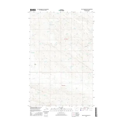 2017 Map of Miller Coulee East, 2017 Print