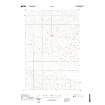 2020 Map of Miller Coulee East, 2020 Print