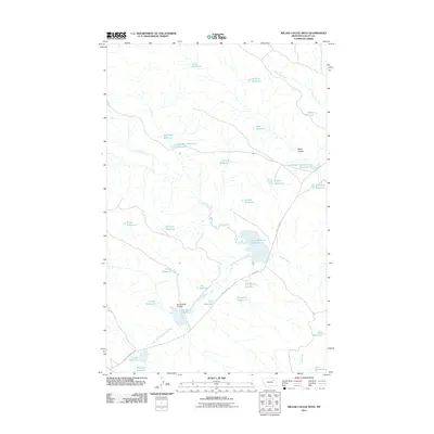 2011 Map of Miller Coulee West, 2011 Print