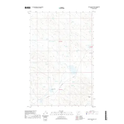 2020 Map of Miller Coulee West, 2020 Print