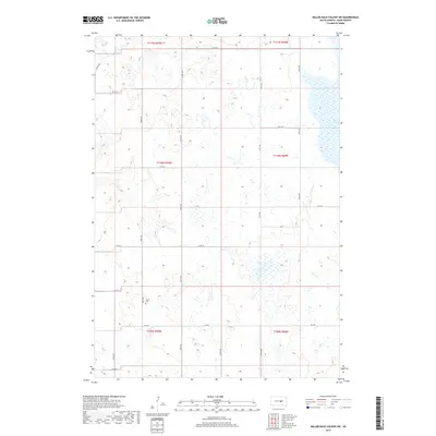 2017 Map of Miller Dale Colony SW, 2017 Print