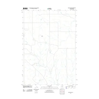 2012 Map of Miller Dam, 2012 Print