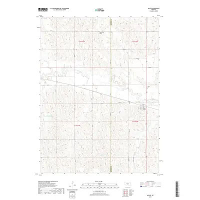 2017 Map of Miller, 2017 Print