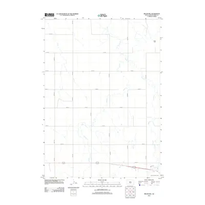 2012 Map of Miller Hill, 2012 Print